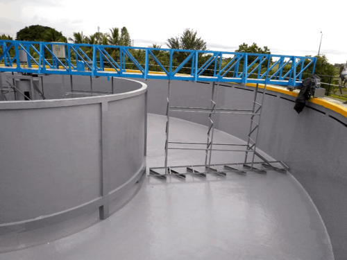 food grade epoxy coating ms structureof-water treatment plant